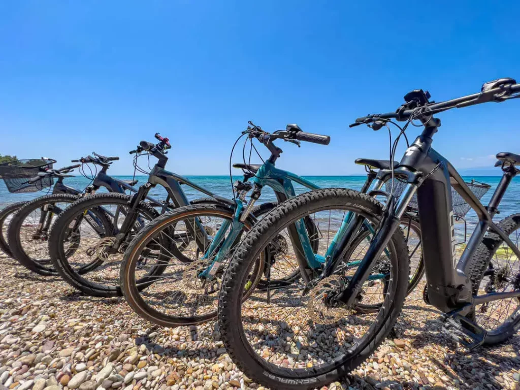 ebikes thassos rentals rent ebikes in thassos CUBE ebikes in Thassos beach (2)