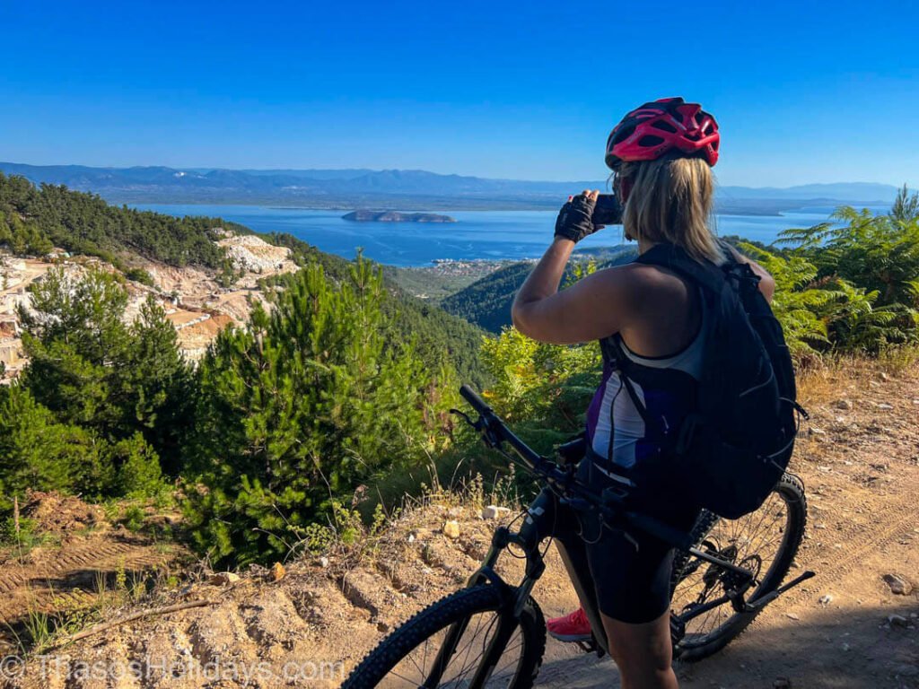 Ebike Tour Thassos by Thasos Holidays Cube Mountain Ebike and scenic the mountains of Thassos contact number +30 6955445594