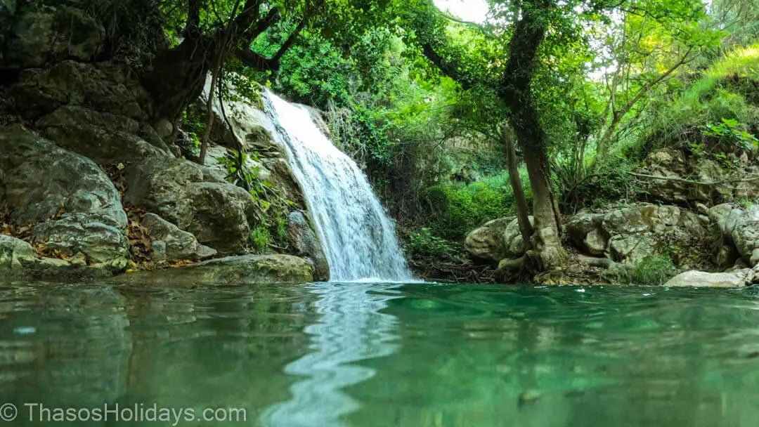 Thassos day trips kefalogourna waterfall
