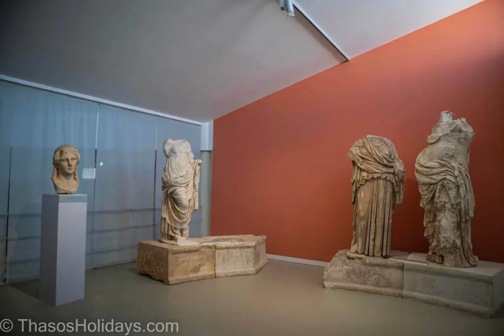 Archaeological Museum of Thassos beheaded statues