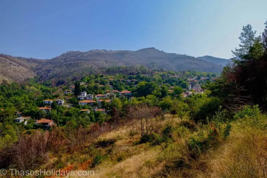 The view over Megalos Prinos or Kazaviti