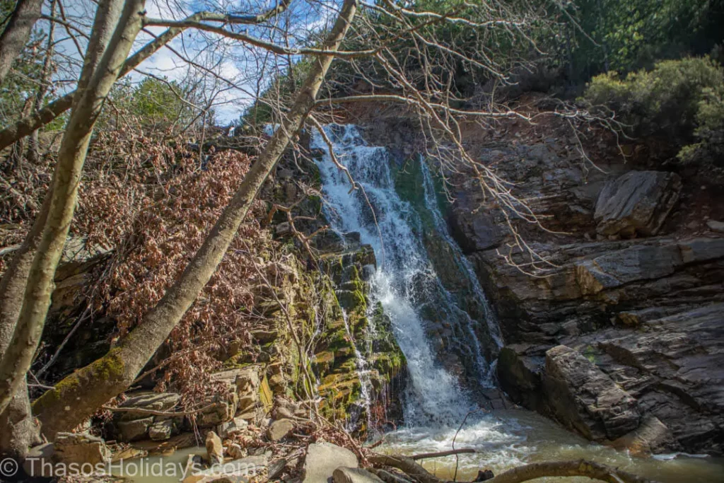 The Maries Waterfall right next to the artificial lake