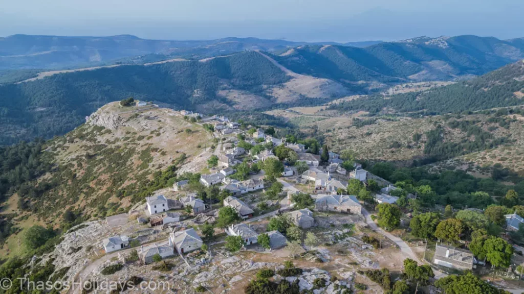 Kastro village in Thassos